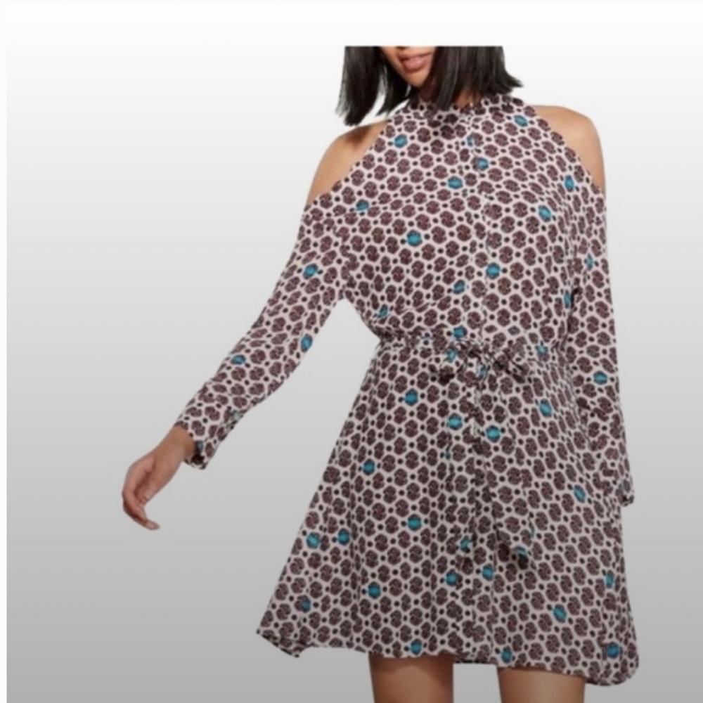 New with tags: Maje Printed Sateen Dress